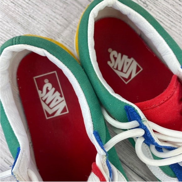 Vans Yacht Club Color Block Suede Canvas Lace Up Sneakers Multi Color 9.5 - Picture 10 of 11